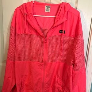 Hot Pink VS PINK Mesh Windbreaker